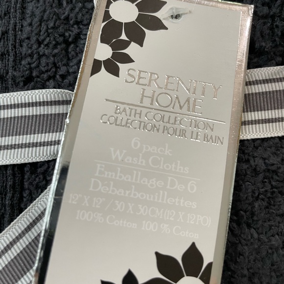 Serenity Home 6 pack wash cloths 12”X12” - Picture 8 of 8